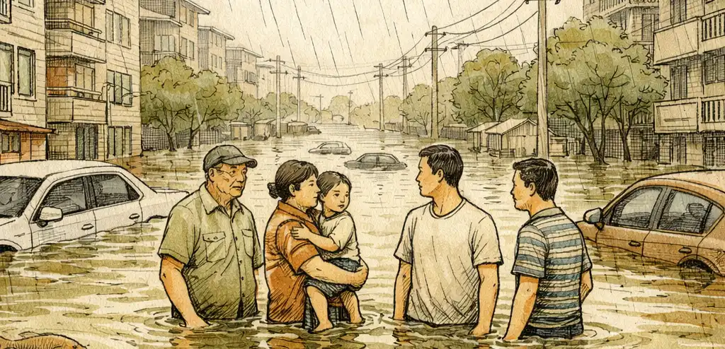 Floods Kill at Least 25 in Central, Southern China