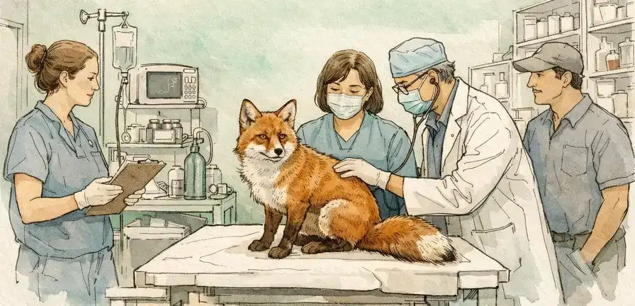 Stowaway Fox Travels from England to New York