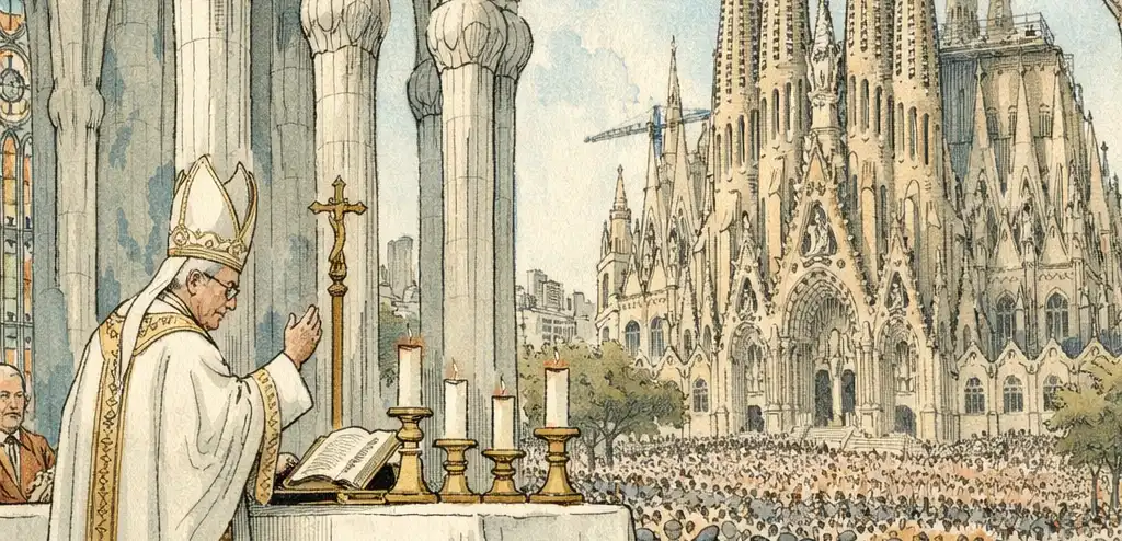 Pope Leo Honors Gaudí's Sagrada Família on Centenary