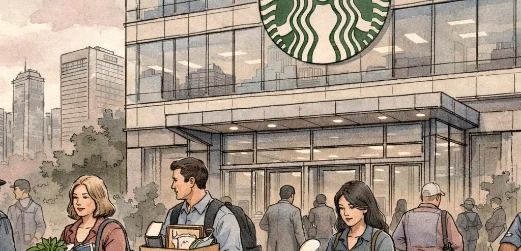 Starbucks Cuts 300 Jobs in Latest Restructuring