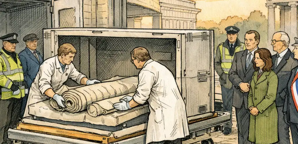 Bayeux Tapestry Returns to England After Millennia