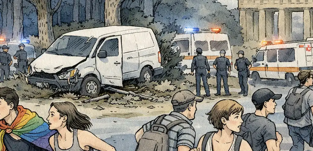 Van Hits Berlin Pride Crowd; 1 Dead, 16 Hurt