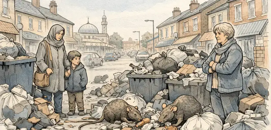 Birmingham Bin Strike Enters Second Year