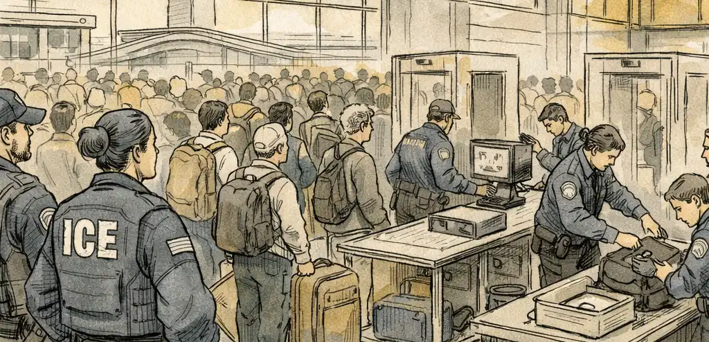 Trump Deploys ICE Agents to Airports Amid Shutdown Chaos