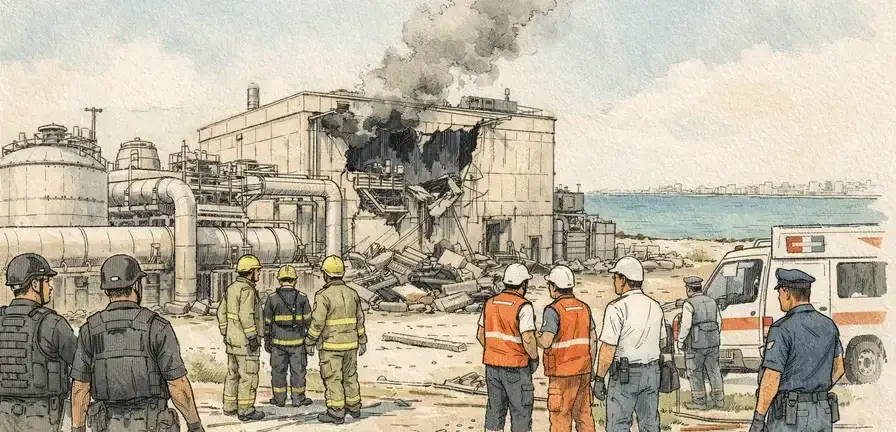 Iranian Drone Strike Targets Bahrain Desalination Plant