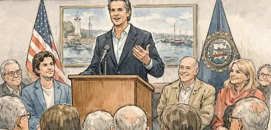 Gavin Newsom Criticizes Trump Administration During Book Tour