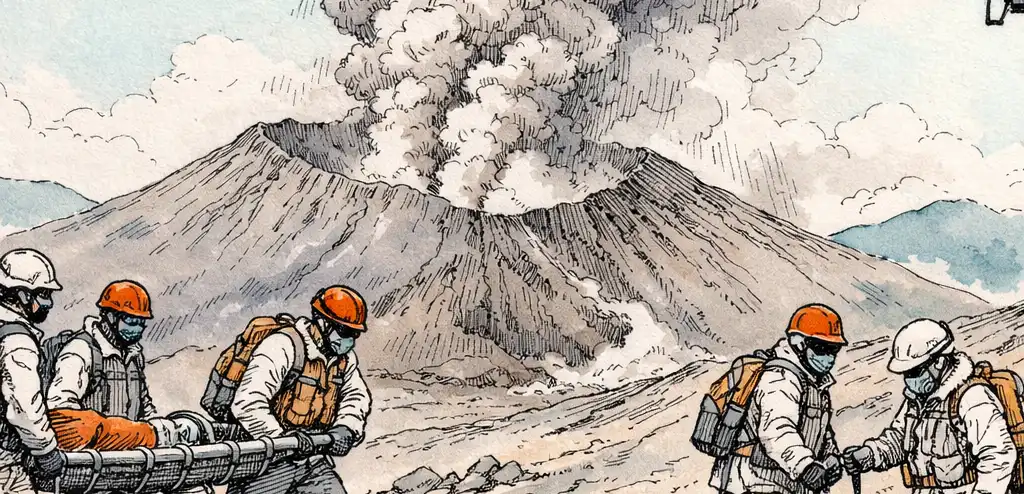 Indonesian Rescuers Find Body After Volcanic Eruption; Search Continues