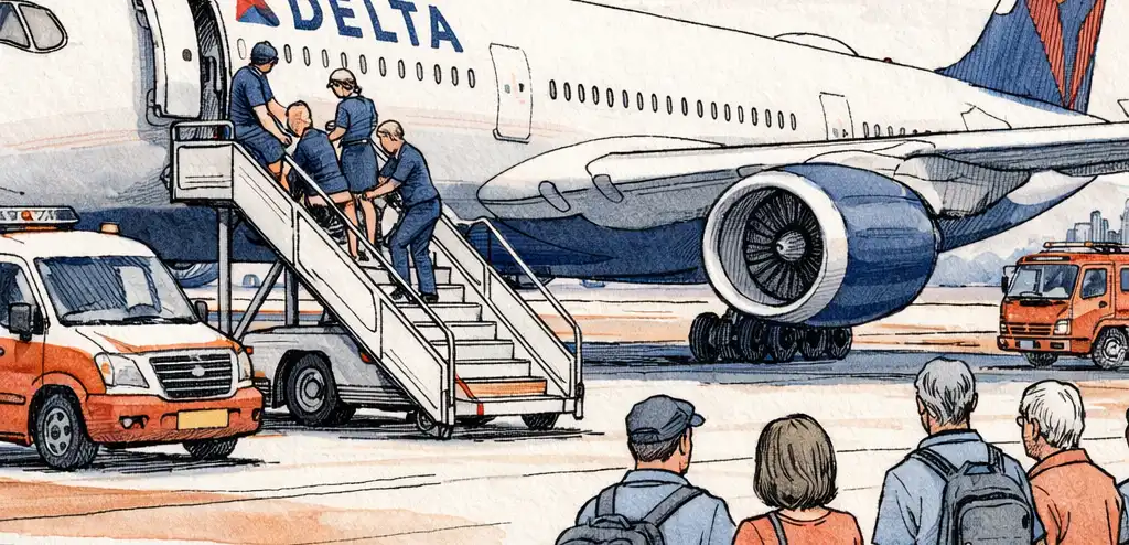 Delta Flight Hits Turbulence; Five Injured