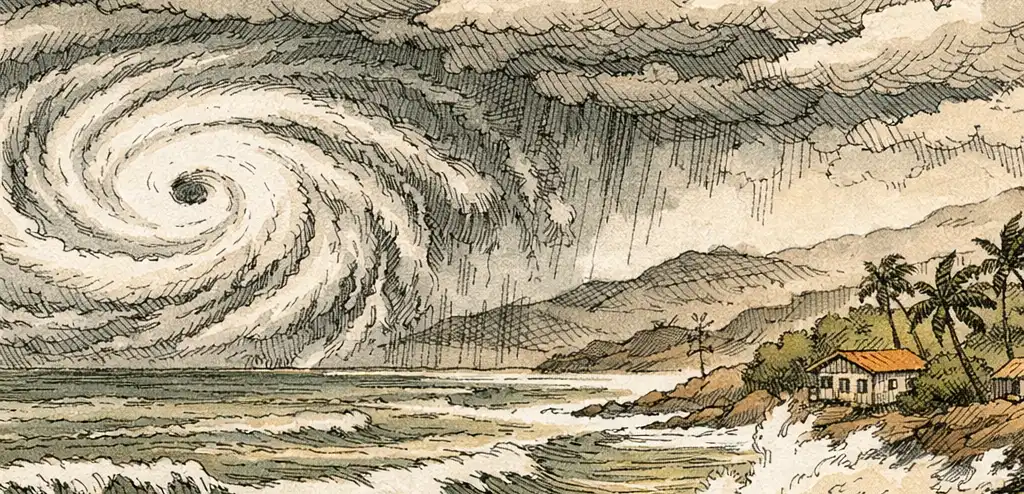 Hurricane Trudy Approaches Mexico