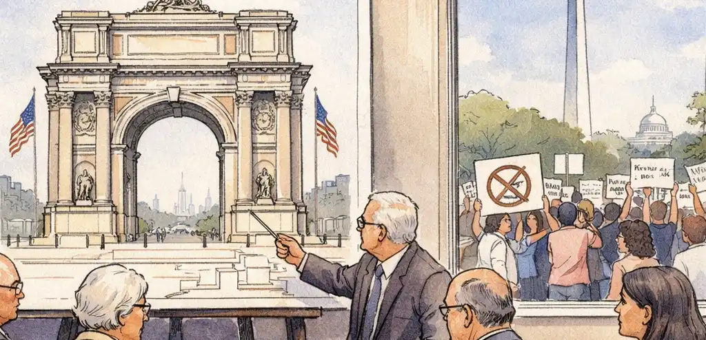 CFA Approves Trump's Proposed Victory Arch