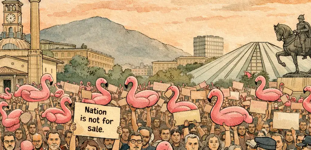 Albanians Protest Kushner-Linked Resort Development