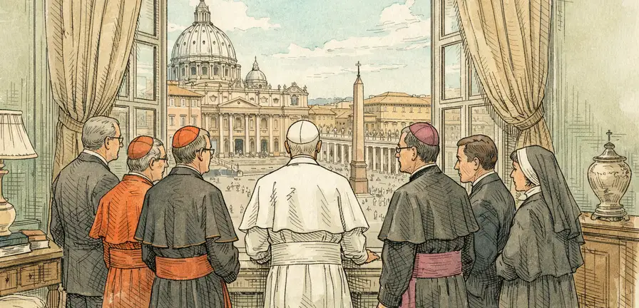 Pope Leo XIV Moves into Apostolic Palace