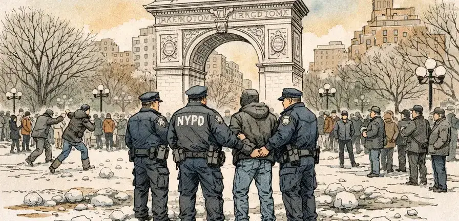 Second Person Arrested in NYPD Snowball Fight Incident