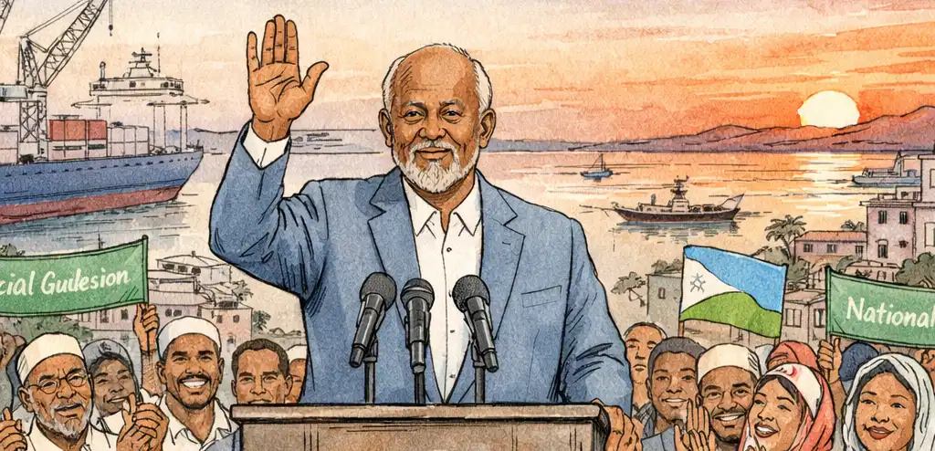 Djibouti's Guelleh Wins Sixth Term with 97.8%