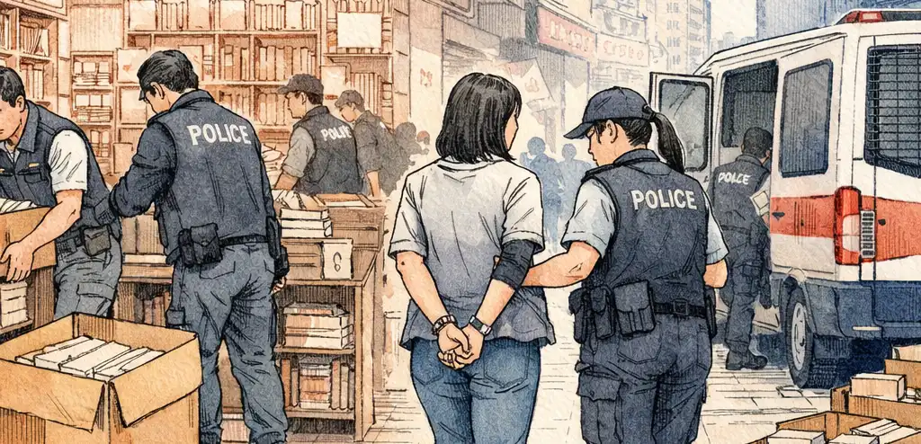 Hong Kong Arrests Five Booksellers in Crackdown