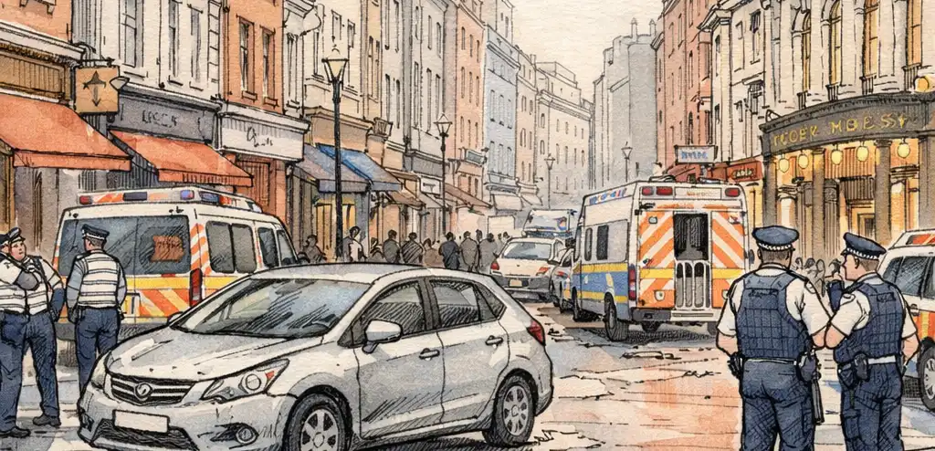 Woman Arrested After Car Hits Pedestrians in London