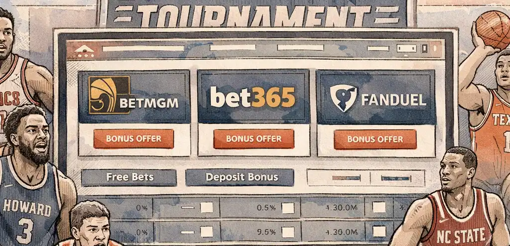 Sportsbooks Offer Bonuses for NCAA Tournament
