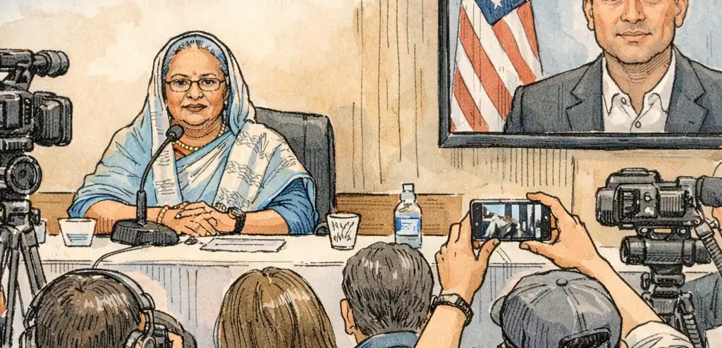Hasina Vows Return to Bangladesh Despite Death Sentence
