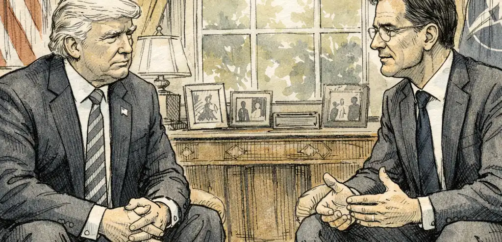 Trump Meets NATO Chief Rutte Amid Iran War Tensions