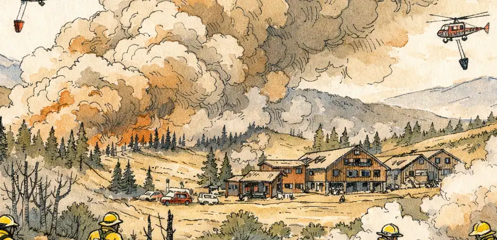 Utah's Cottonwood Fire Surges as State Bans Fireworks