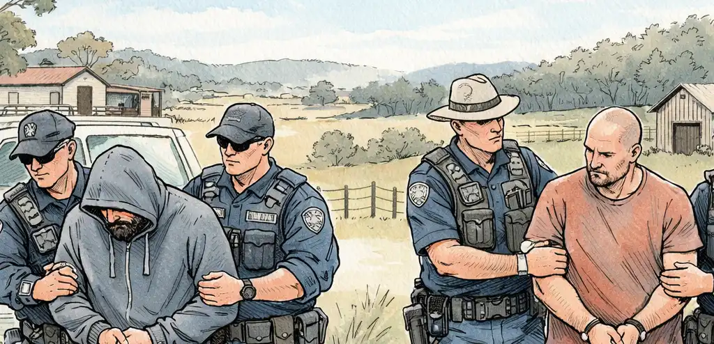 Australia Arrests Two in Freeman Manhunt Probe