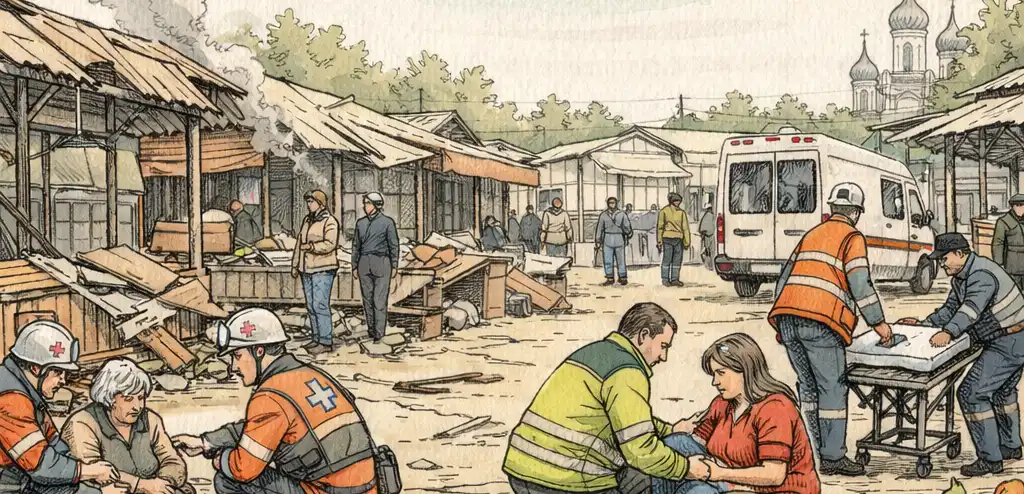 Russia-Ukraine Strikes Kill At Least 10