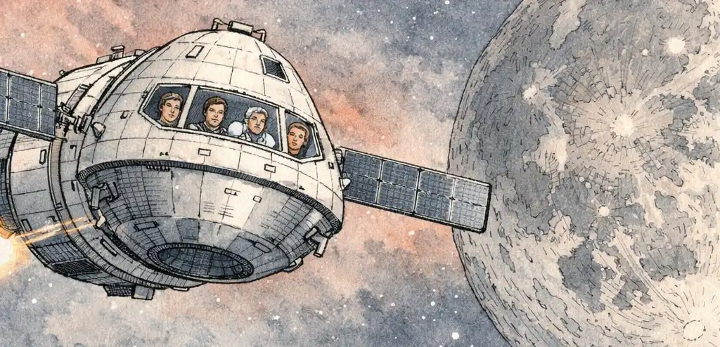 Artemis II Enters Moon's Sphere of Influence