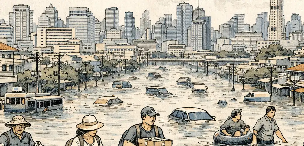 Bangkok Declares Disaster as Floods Submerge City