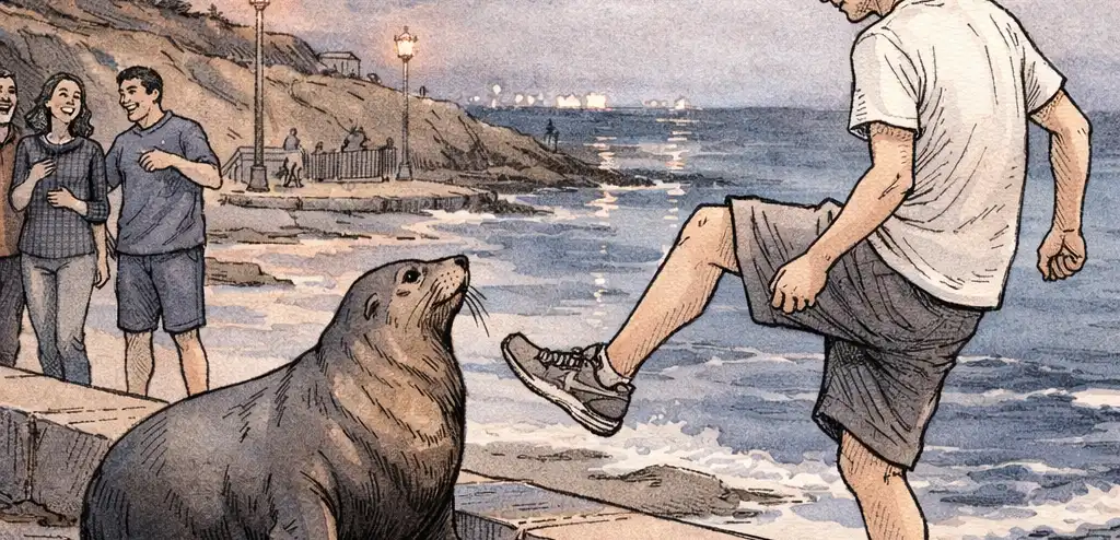 La Jolla Man Pleads Guilty to Kicking Sea Lion