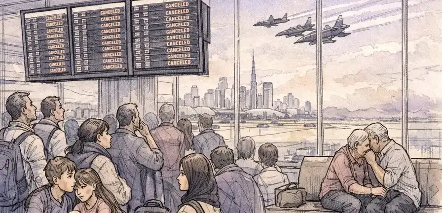 Hundreds of Thousands Stranded in Middle East Amid U.S.-Israel-Iran Conflict