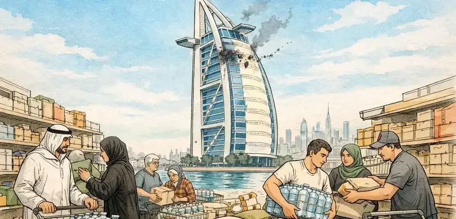 Dubai's Safe-Haven Status Challenged After Iranian Strikes