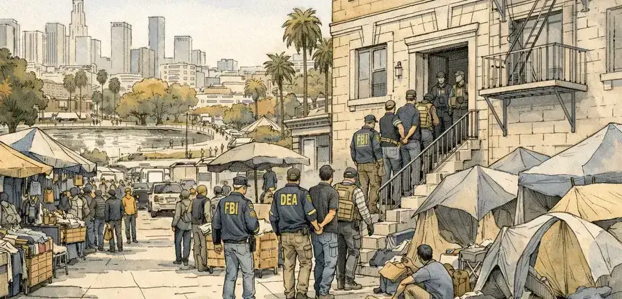 Federal Authorities Arrest 12 Members of Notorious 18th Street Gang in Los Angeles