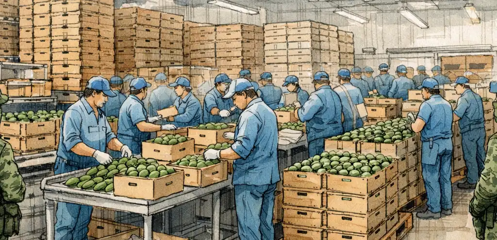 US Halts Avocado Inspections in Michoacan Over Security Concerns