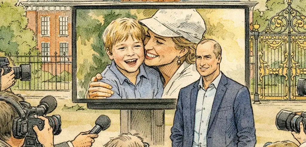William Honors Diana on Mother's Day