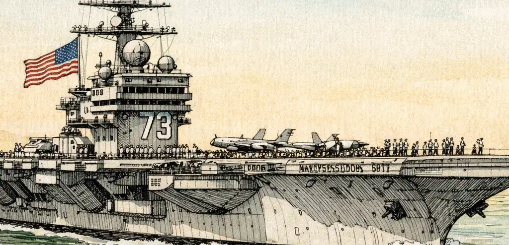 USS George Washington Arrives to Replace Extended Deployment of USS Lincoln