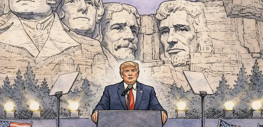 Trump Kicks Off America's Birthday with Partisan Speech