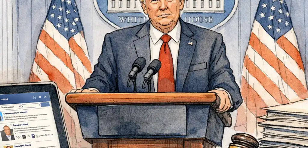 Trump's Social Media Posts Used in Court Against His Policies