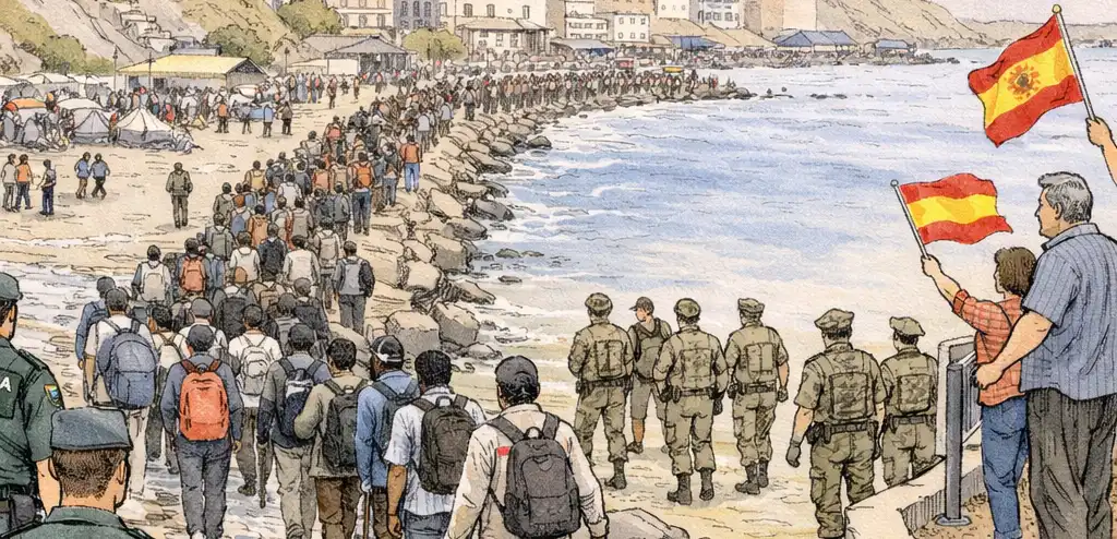 Spain Deploys Military to Ceuta Amid Migrant Surge