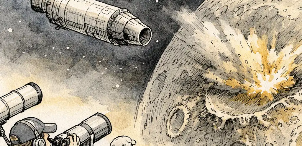 SpaceX Rocket on Collision Course with Moon