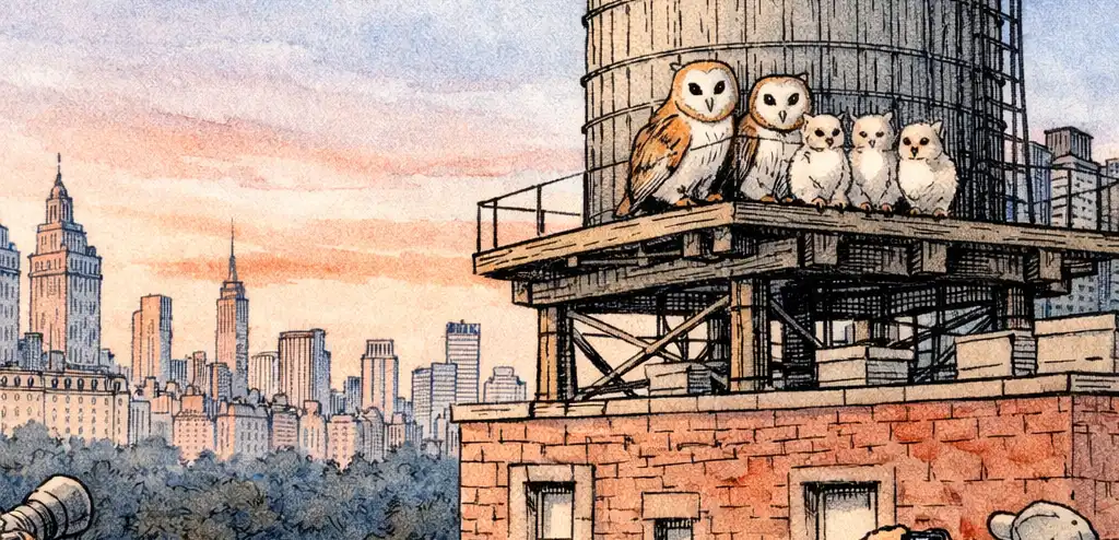Barn Owls Nesting in Manhattan Draw Crowds