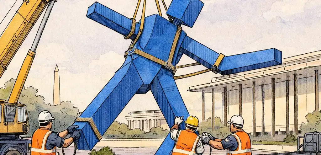 Kennedy Center Removes 'Blue' Sculpture