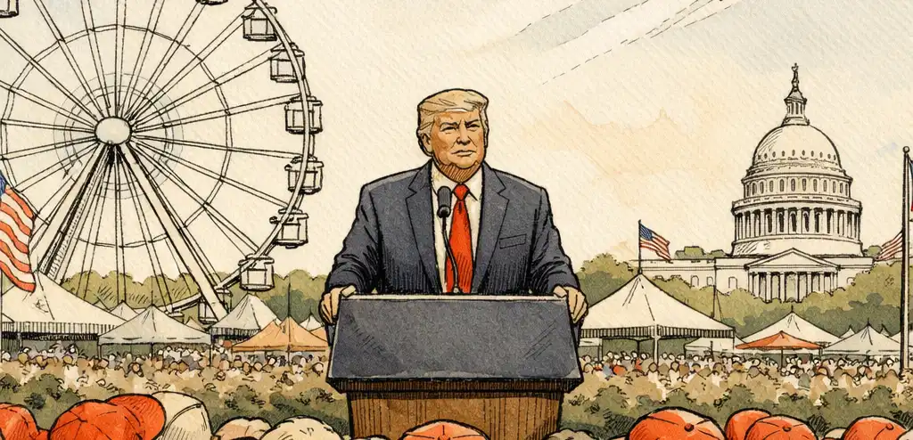 Trump Opens Great American State Fair