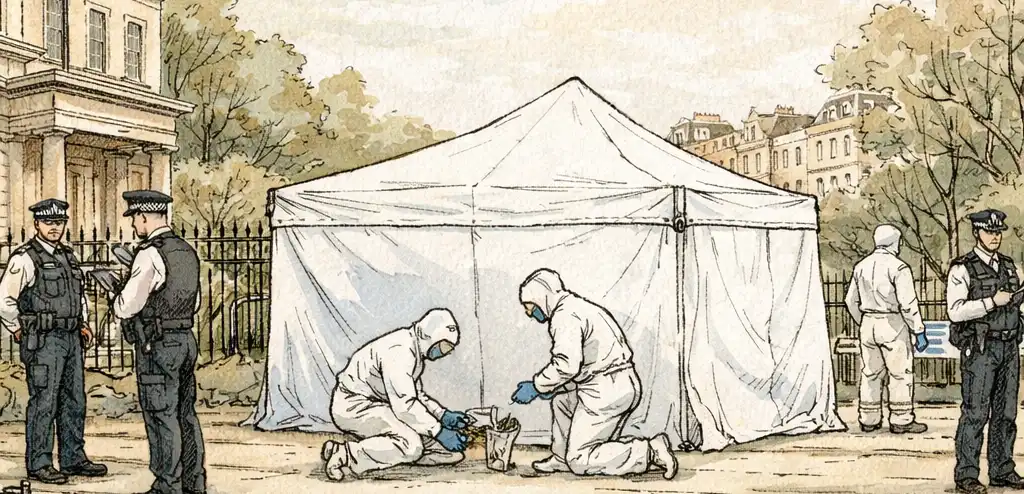 London Police Investigate Discarded Items Near Israeli Embassy