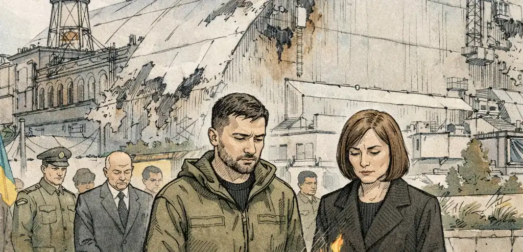 Strikes Kill 16 as Ukraine Marks Chernobyl Anniversary