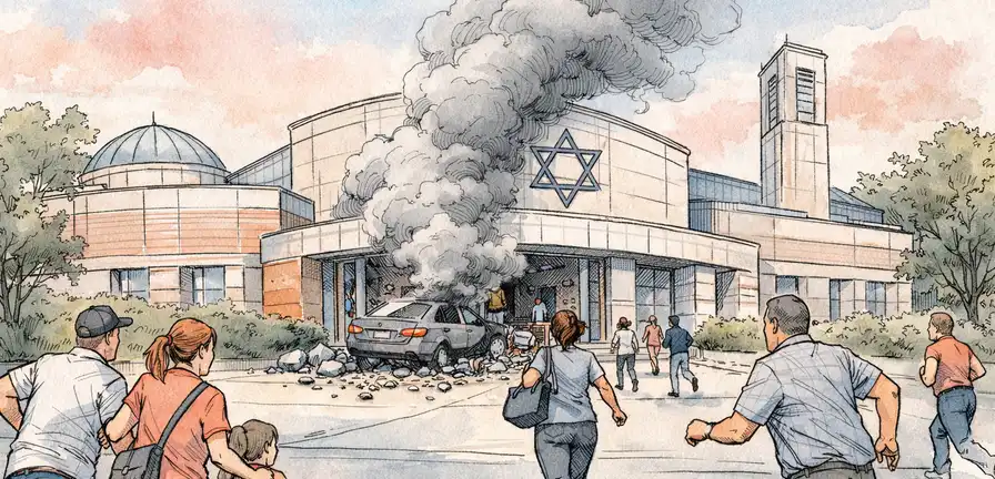 Hombre naturalizado en ataque a sinagoga de Michigan