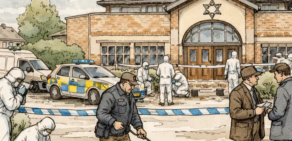 Counter-Terrorism Police Probe London Synagogue Arson Attempt