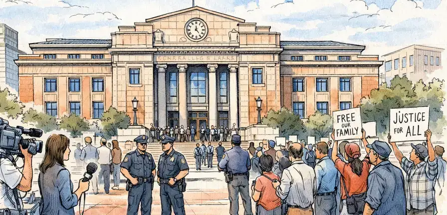 Nine Convicted in Texas ICE Facility Attack