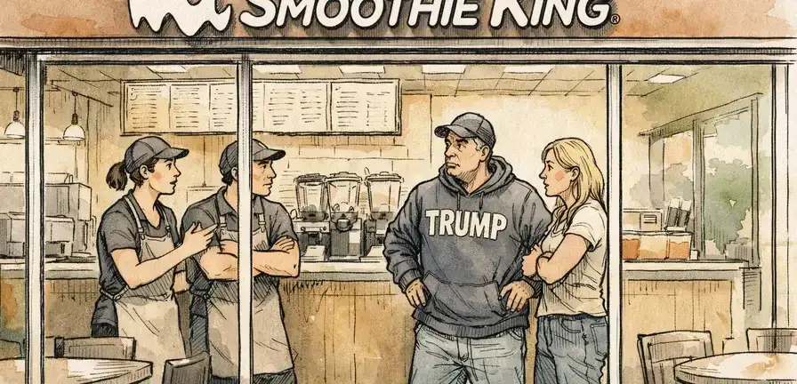 Smoothie King Fires Employees After Refusal to Serve Customer in Trump Hoodie