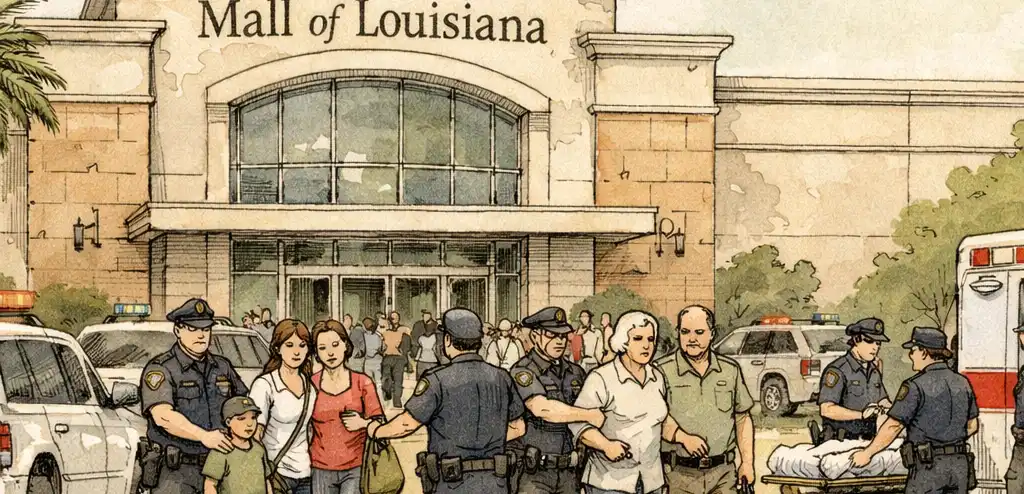 10 Injured in Louisiana Mall Shooting