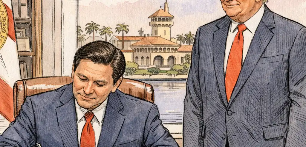 DeSantis Renames Palm Beach Airport for Trump